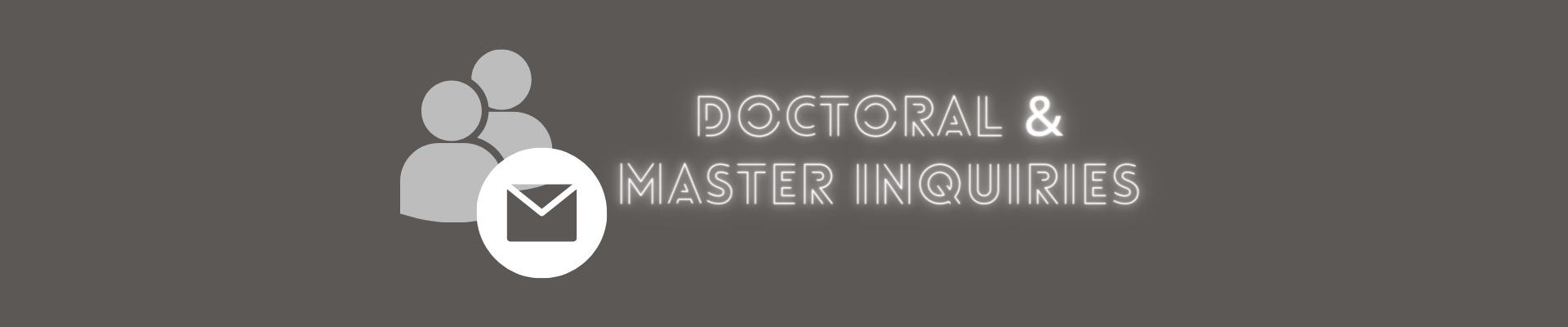Doctoral & Master Inquiries